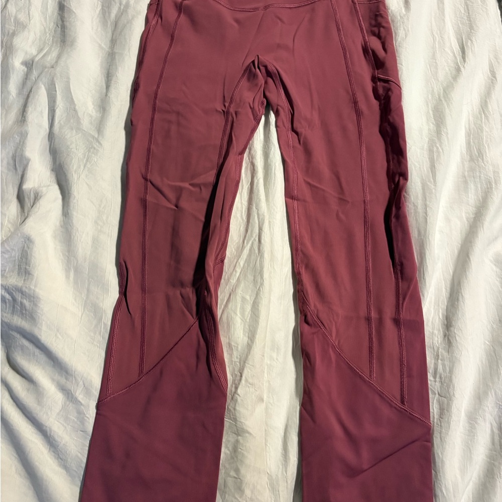 Women's Mauve Athletic Leggings